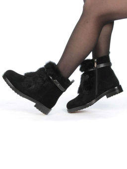 04-899E-2Y1 8J26M Ботинки зимние женские (натуральная замша, натуральный мех)
