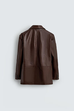LEATHER BLAZER LIMITED EDITION - Zara фото 16