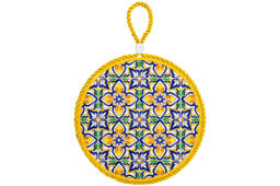 Подставка п/горячее 17*17*1 см Мозаика, круг - Elan gallery фото 5