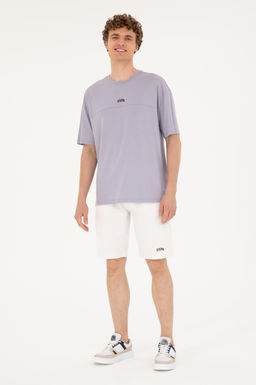U. S. Polo Assn / Мужские трикотажные шорты цвета экрю