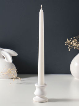 Цена за 2 шт. Свеча античная 25 см, 58 гр, 7 ч, цв. белый