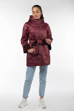 04-1753 Куртка демисезонная (Синтепон 200) пояс - El podio фото 3