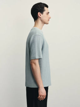 Футболка из фактурной ткани / Zarina  фото 4