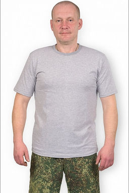 Футболка мужская, меланж (67-4) - Плиона фото 2