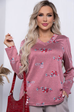 Джемпер Прованс стиля Б7278 (пинк) - Lt collection фото 4