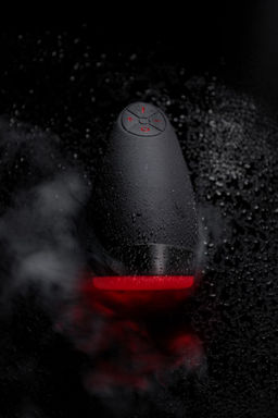 Перезаряжаемый мастурбатор Erotist Lava с подогревом, силикон, черный, 13 см.  фото 7