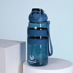 Бутылка для воды спортивная Woohooo H2O цвет Dark Blue 850 ml - Галеонтрейд фото 2