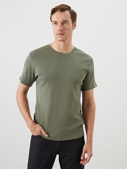 Bisiklet Yaka Penye Erkek Ti??rt