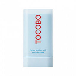 Tocobo Cotton Soft Sun Stick SPF50+, 19g - Себорегулирующий солнцезащитный стик для лица