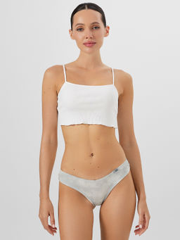 Цена за 2 штуки! Трусы бразилиана женские серые