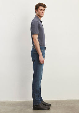 Jake Lux Black Vintage Ind?go Mavi Jean Pantolon  фото 6
