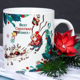 Кружка новогодняя 380 мл / 1188-3-380 /уп 12/72/ - ГалеонТрейд фото 3