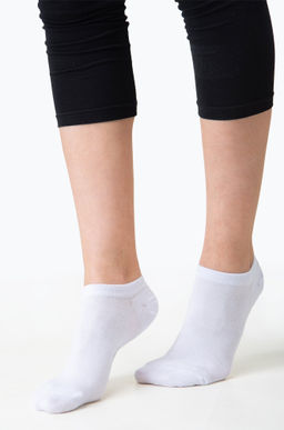 Цена за 6 шт. Однотонные укороченные носки Happy Fox  фото 4