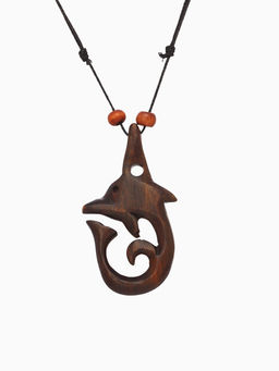 Кулон «Дельфин», дерево соно