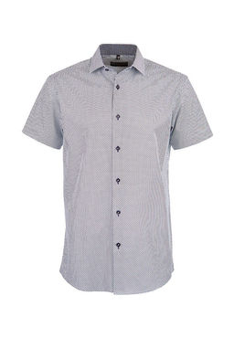 Сорочка мужская короткий рукав GREG 113/107/06/ZV/1 STRETCH  фото 6