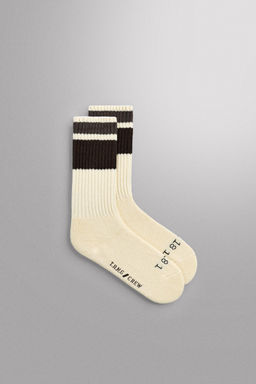 CALCETINES  ENTRENAMIENTO PACK 2 / Blanco roto