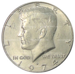 1/2 доллара (50 центов) 1974 года D США
