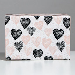 Цена за 2 шт. Коробка?пенал, упаковка подарочная This is love, 22?15?10 см