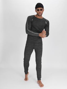 Комплект мужского термобелья без начеса темно-серого цвета 2214TC - FUYOUKAI фото 16