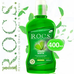 ОПОЛАСКИВАТЕЛЬ R.O.C.S. Двойная мята, 400 мл ROCS/РОКС
