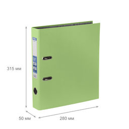 Expert Complete Регистратор PVC 50 мм 50 шт. Classic A4 арочный механ. (разб.) лён салатовый 2518093