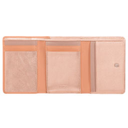 Итальянский женский кожаный кошелек DuDu серии Corsica | золотистый - Dudubags фото 2