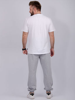 Джоггеры "Джереми" серые, футер с лайкрой