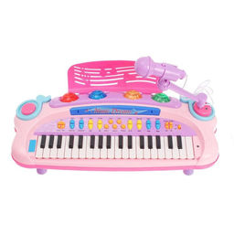 Уценка Пианино Музыкант с пюпитром, микрофоном, световые и звуковые эффекты