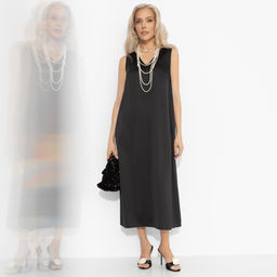 Платье атласное, Стройность в комплекте - Charutti фото 2