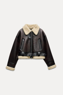 SHORT DOUBLE-FACED JACKET - Zara фото 8