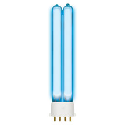ESL-PL-9/UVCB/2G7/CL Лампа люминесцентная ультрафиолетовая бактерицидная. Спектр UVC 254нм. Картон. ТМ Uniel