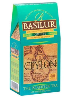 Коллекция Чайный остров Цейлон/ Зелёный / (70249) вес 100 г (BASILUR)