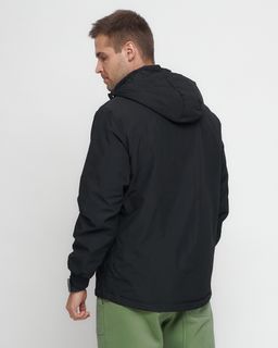 Куртка-анорак спортивная мужская черного цвета 88620Ch - Wonderrman фото 15