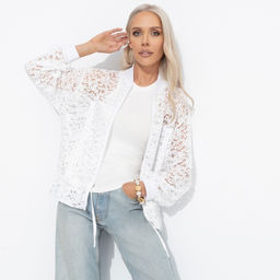 Бомбер кружевной, Эпичный шик (white) - Charutti фото 6