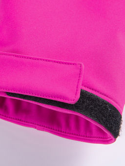 Парка спортивная женская с капюшоном softshell розового цвета 9568R - Mtforce фото 8