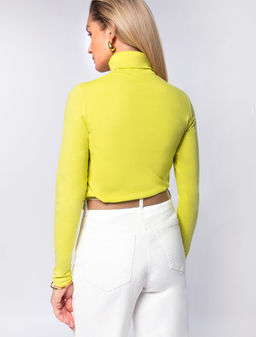 D49.954 Джемпер женский лайм