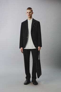 BLAZER TRAJE 100% LANA / Negro