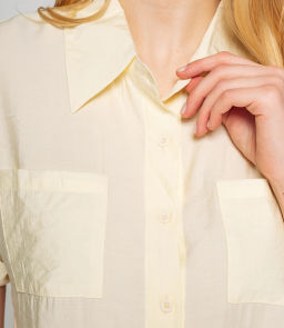 Рубашка #КТ807 (5), светло-жёлтый - Dommod фото 5