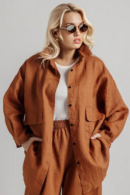 Блузка женская Р95098/03/Терракотовый