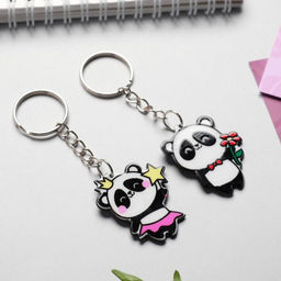 Брелок для ключей парный отПАНДная половинка, акриловый, 13.3?8 - Сима-ленд фото 4