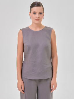 Блузка льняная - Stilla фото 10