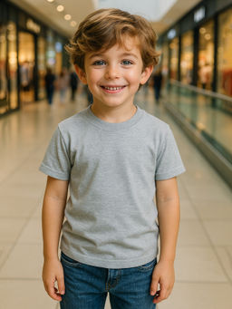 Футболка детская меланж