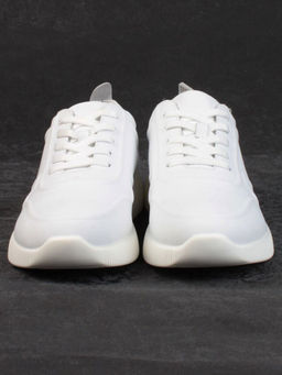 05-PDL195-1 WHITE Кроссовки женские (натуральная кожа)