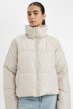 Su Itici Sisme Mont Dik Yaka Fermuarl? Cepli K?sa