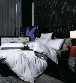 КПБ Denvol однотонный на резинке по кругу DENOR016 Семейный