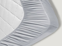 Простыня на резинке 4403/1-БЧ 200*140*20 гл.кр. сатин цв. серый 1441-05