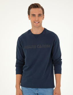 Koyu Lacivert Regular Fit Sweatshirt - Pierre cardin фото 3