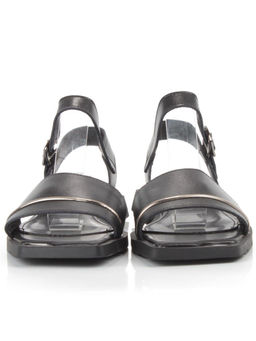 08-PEY183-3 BLACK Босоножки женские (натуральная кожа) - Фабричный китай фото 5