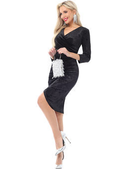 Платье Бархатный сезон, блэк - Dstrend фото 11