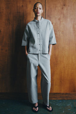 PANTAL?N DENIM ZW COLLECTION / Azul claro